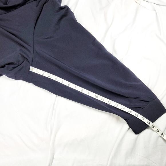 The Outfitters by Lands End navy with gold tone buttons popover blouse size 34W - Picture 6 of 11